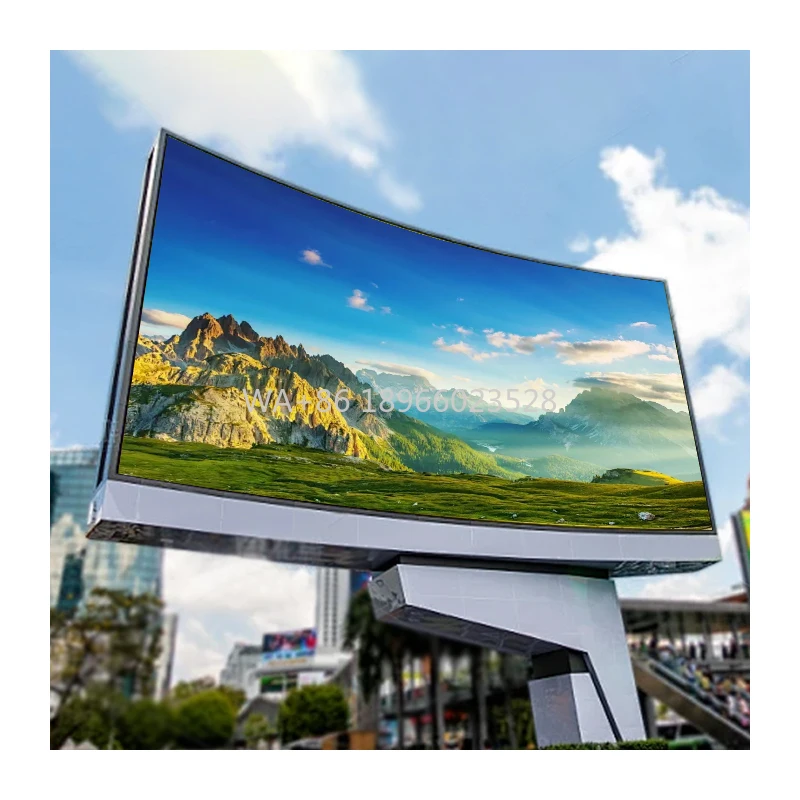 لوحة إعلانات خارجية P3 P4 P5 P6 لوحة تسجيل رقمية عالية الجودة لوحة عرض LED خارجية بالألوان الكاملة #1