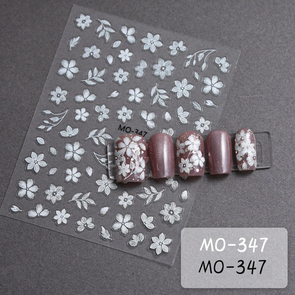 D geborduurde bloemen nagelstickers lente zomer kleurrijke bloemblaadjes stickers nagelschuivers reliëf kunst manicure decoratie voor meisjes