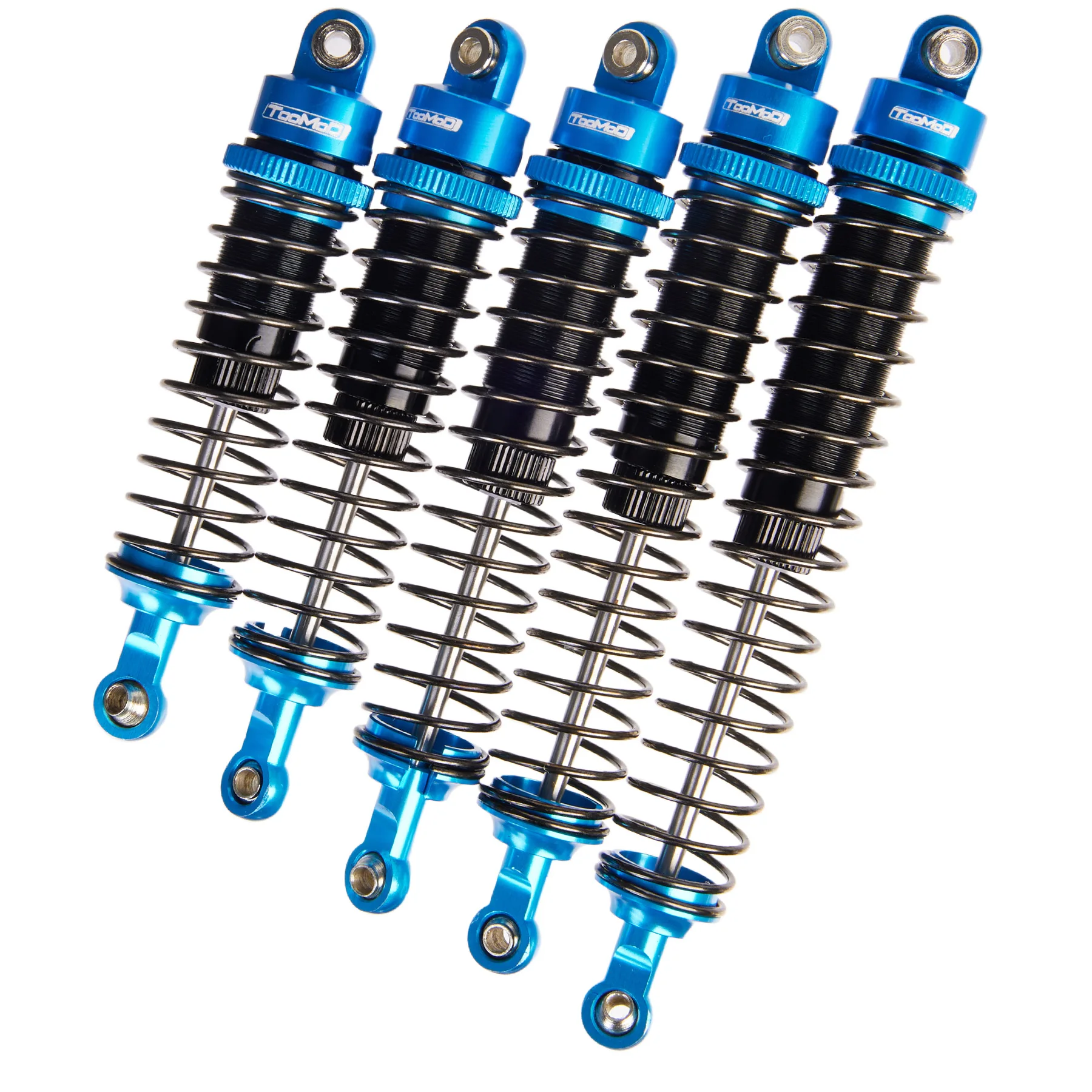 1/10 RC All Alu โลหะผสมน้ํามันโช้คอัพชุดสําหรับ Tamiya Bullhead Axial SCX10 D90 TRX4 Crawler/Monster/รถบรรทุกอัพเกรด