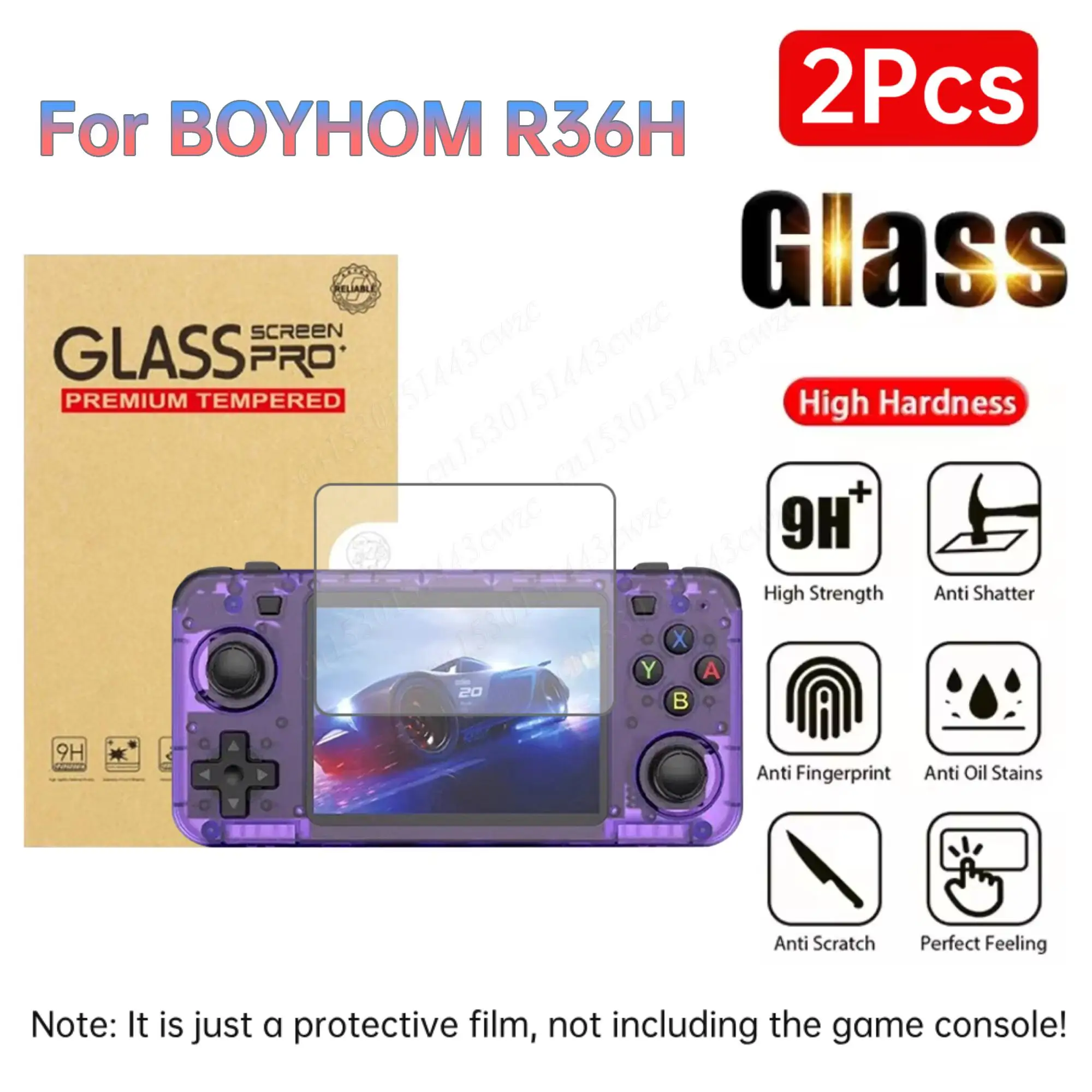 2025 New Tempered Glass Screen Protector for BOYHOM R36H Game Console HD Hard Screen Protective Film for R36H Gaming Accessories
