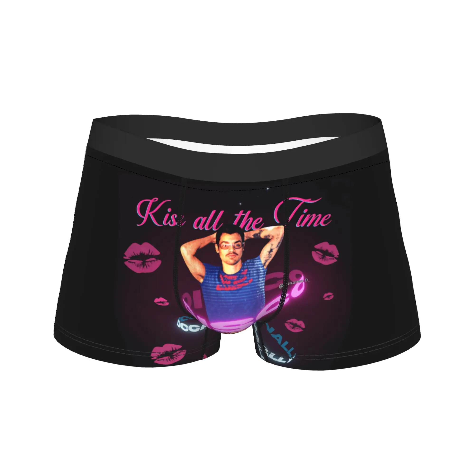 Singer H-Harrys S-Styles Kiss Al the Time Boxer Shorts  3D Pouch Underwear High Quality Design Boxer Underpants Plus Size