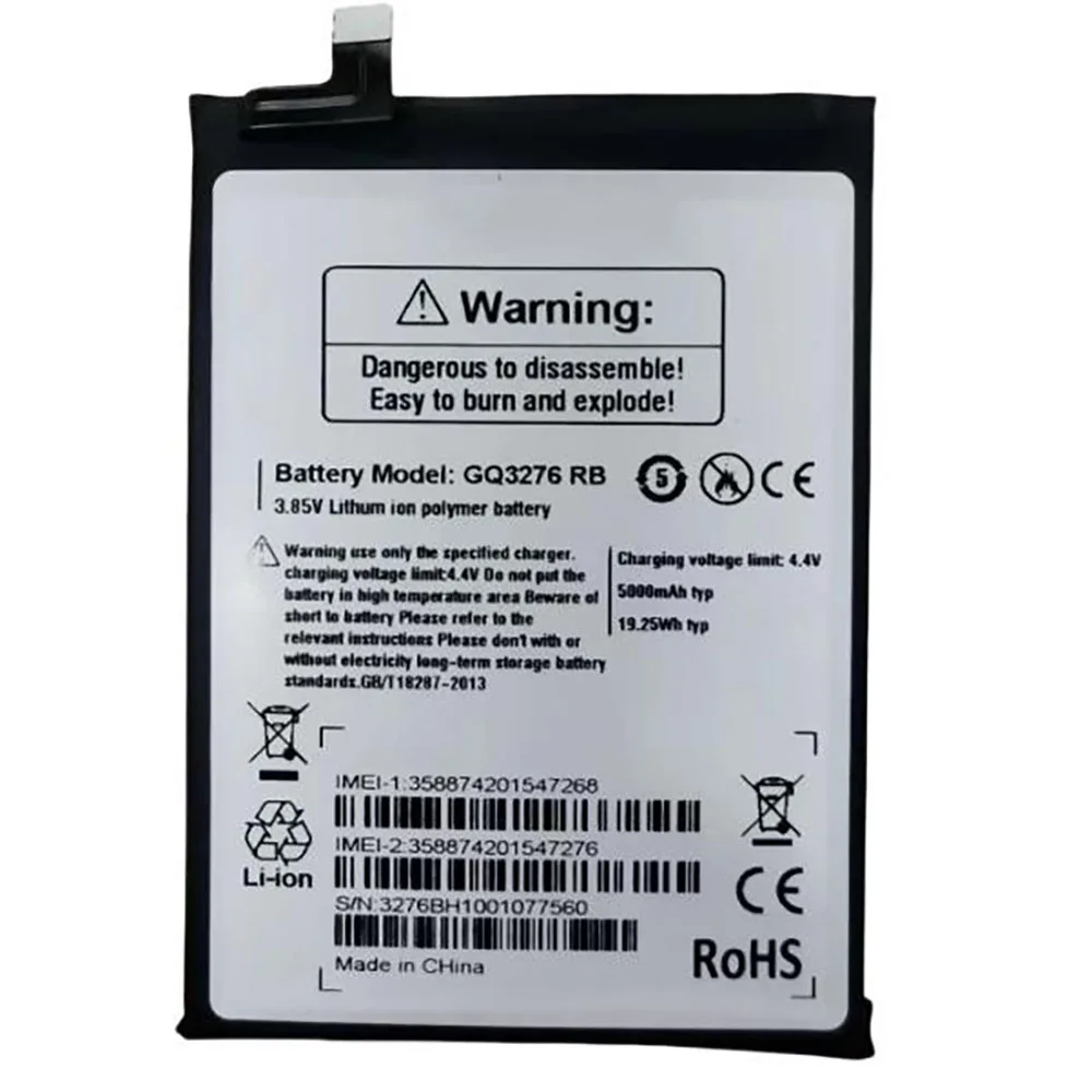 

Battery For Ulefone Note 10 GQ3276 RB 5000mAh 3.85V 19.25Wh New