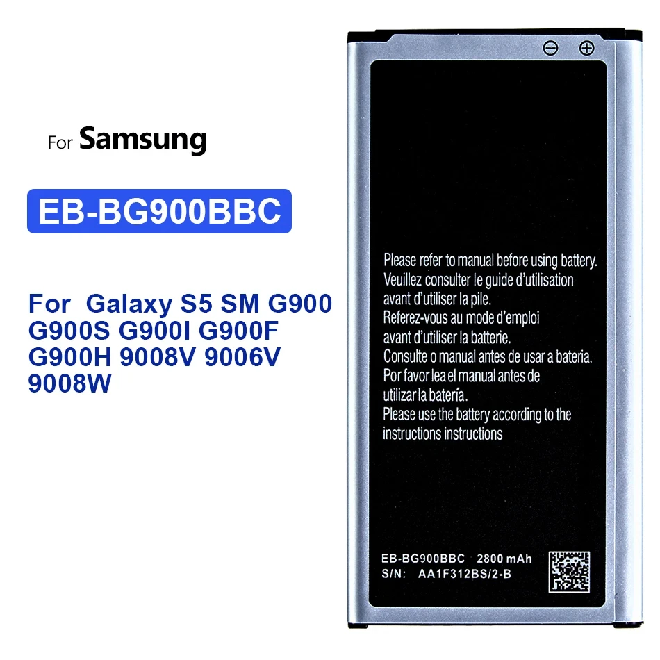 Battery for Samsung Galaxy S5, S6, S7, S8, S9, S10, S3, S4, S7, S6 Edge, S8, S9 Plus,Note 4, 8, Note8, G950F, G930F, G920F,G925F