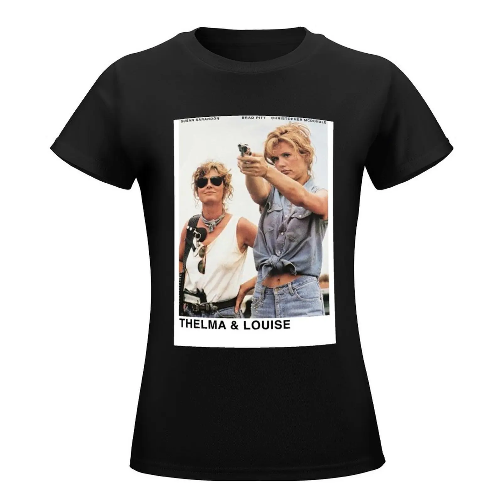 Thelma & Louise T-Shirt funny cute tops vintage clothes Women's cotton t-shirt