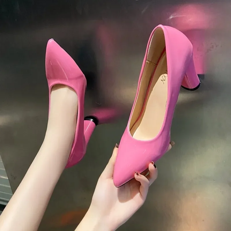 Women Pumps Nude Shallow Mouth Women Shoes Fashion Office Work Wedding Party Shoes Ladies Low Heel Shoes Summer Heels Woeman