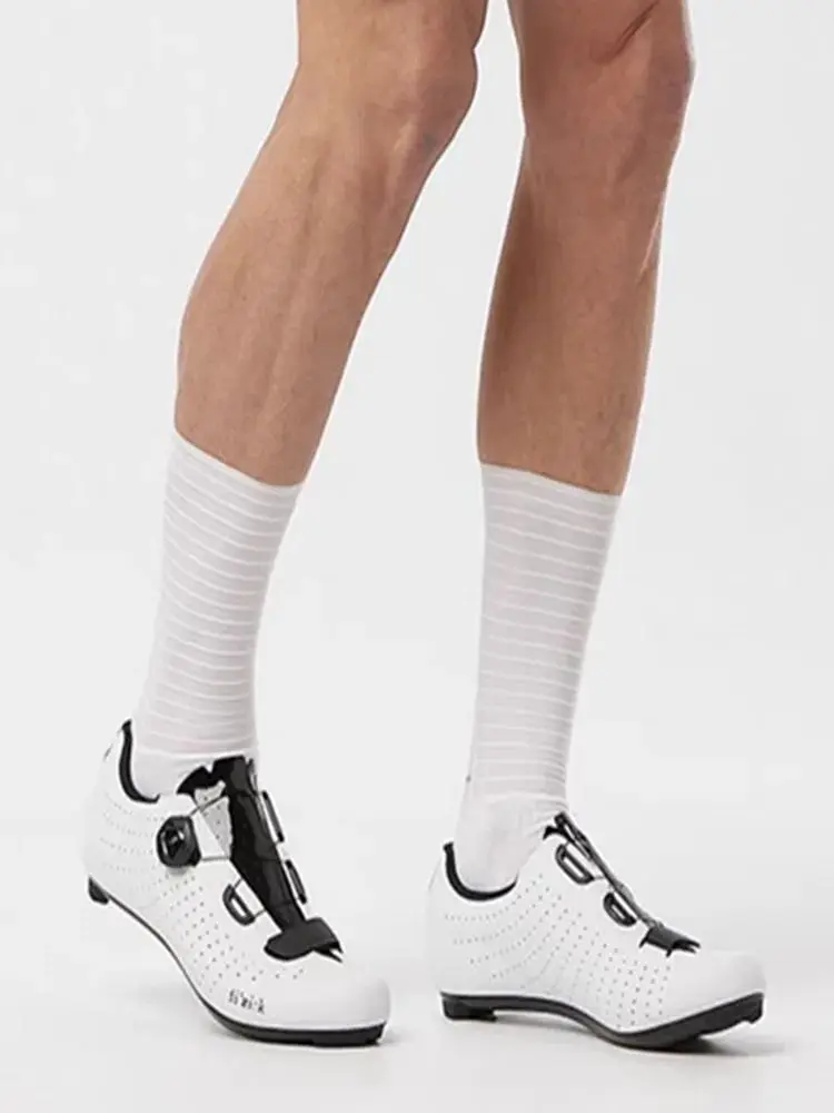 AliExpress NONE Anti Slip Silicone Summer Aero Socks Whiteline Cycling Socks Men Bicycle Sport Running Bike Socks Calcetines