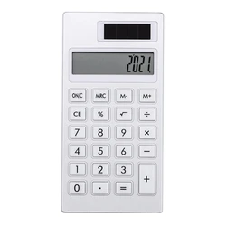 12Digits Small Calculator Quiet Operations Solar Calculator Students Calculations Creative Office Tool Quite Thin 96BA