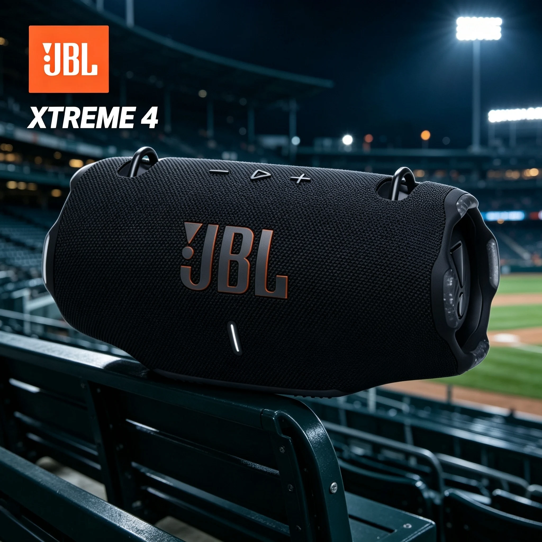 JBL Xtreme 4 Heavy‑Duty Wireless Speaker, JBL Pro Sound, Shoulder Strap, Long Playtime for Large‑Group Outdoor Music Parties
