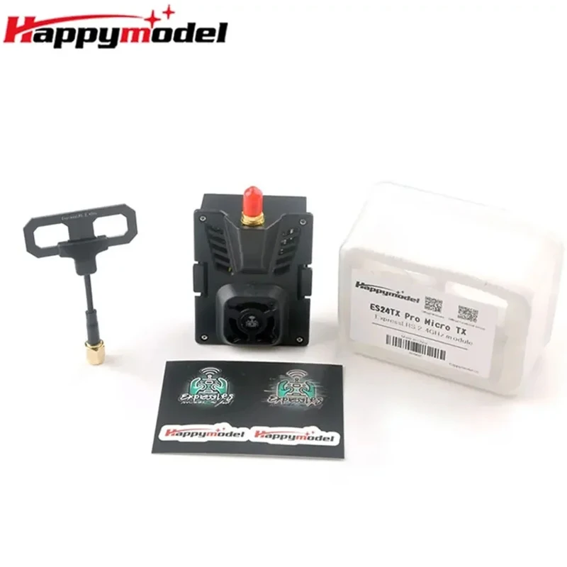 Happymodel ES24TX Pro 2,4 GHz ExpressLRS ELRS-zendermodule Vermogen 1000 mw Ondersteuning OpenTX-radiozender met Micro JR-bay