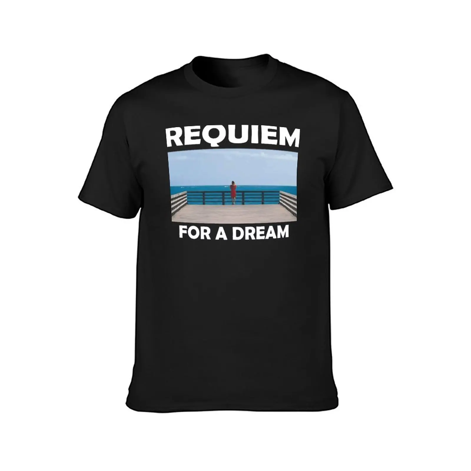 Requiem For A Dream T-Shirt summer top sweat Short sleeve tee vintage clothes oversized t shirt men