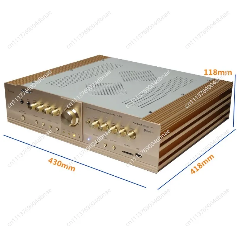 220V 6-Channel high-power home theater AV power amplifier  subwoofer Bluetooth USB home 5.1 digital fiber coaxial