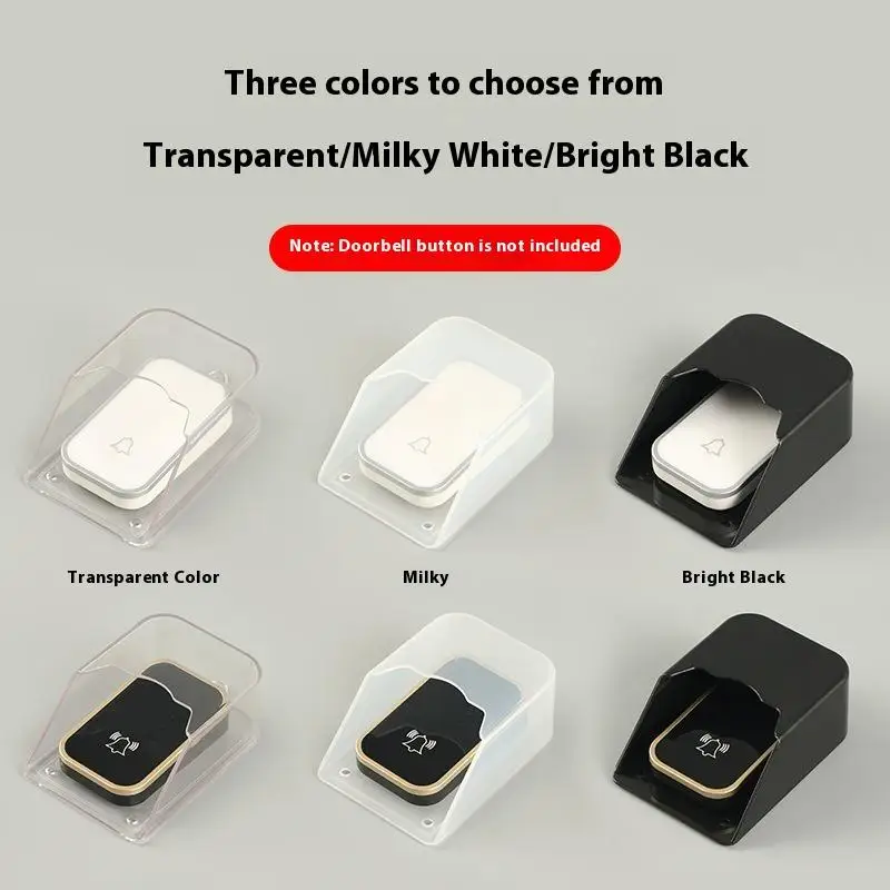 1 ชุดไร้สายประตู Bell CHIME ปุ่มป้องกันกลางแจ้ง Home Doorbell กันน้ํา Splash GUARD COVER
