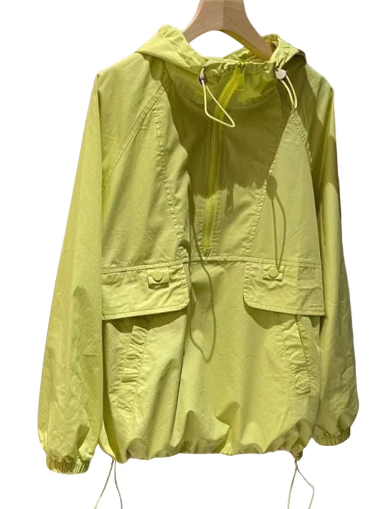 

New 2025 Summer Women's Sun Protection Outerwear Casual Spor Top High-End Feelings Long Sve Commute Friendly ort Coat