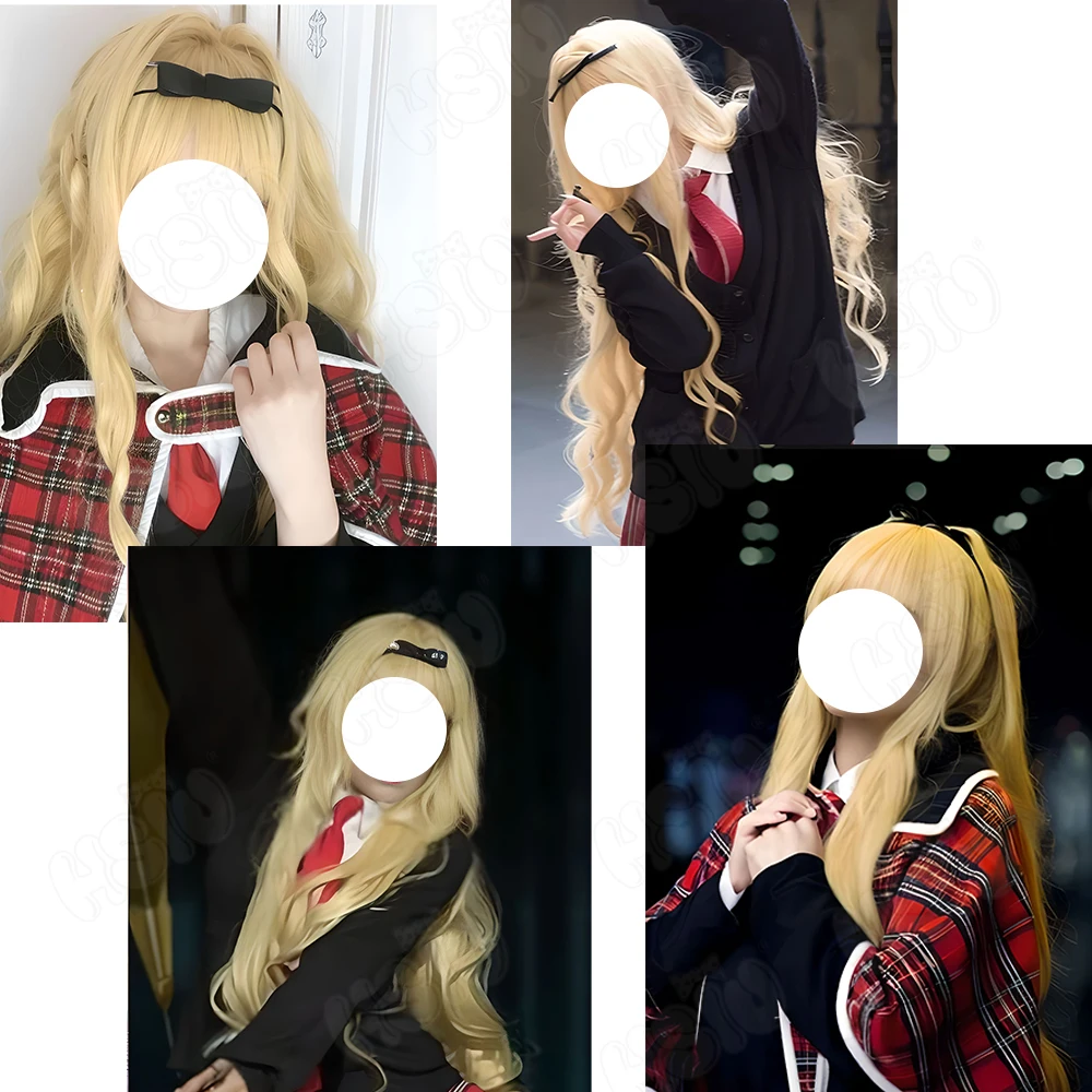 Mashiro Rima Cosplay Wig Fiber synthetic wig Anime Shugo Chara Cosplay Wig「HSIU 」light yellow long Wig Shugo Chara Wig