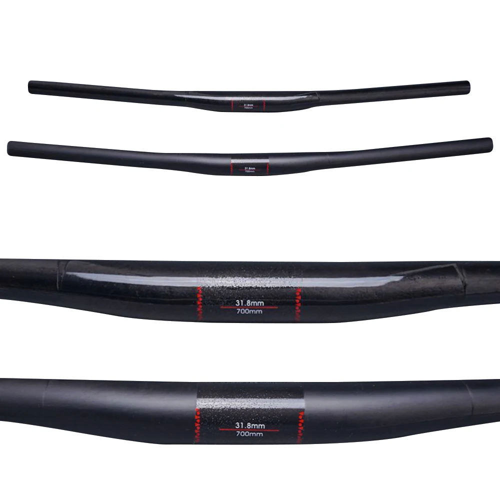 

Bicycle Handlebar 31.8mm UD Carbon Fiber Handlebars MTB Mountain Bike Handle Bar 9 Degree Back Sweep Bars Width 580mm -760mm