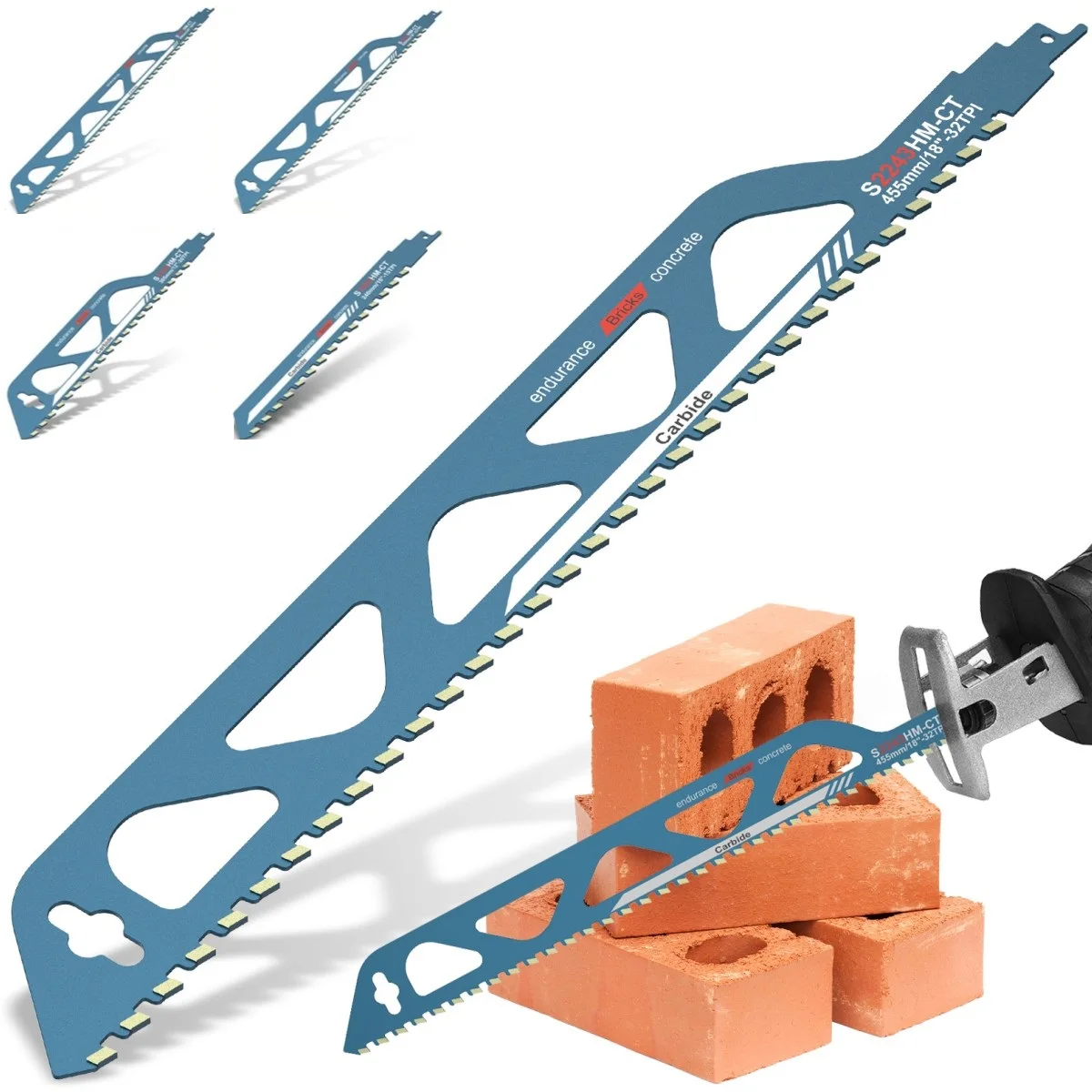 

Полотно сабельной пилы 15/20/32/36TPI, универсальная режущая сабельная пила, легированная сталь, кирпич, бетонная кладка, пила для резки