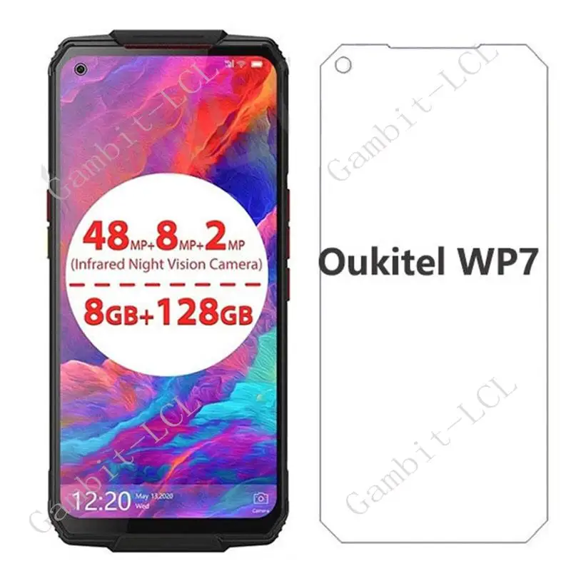 3 szt. Szkła Hartowanego do Oukitel WP20 WP19 WP18 WP15 S WP13 5G WP17 WP58 WP23 WP12 Pro WP9 WP10 WP8 Folia Ochronna na Ekran — zdjęcie 4