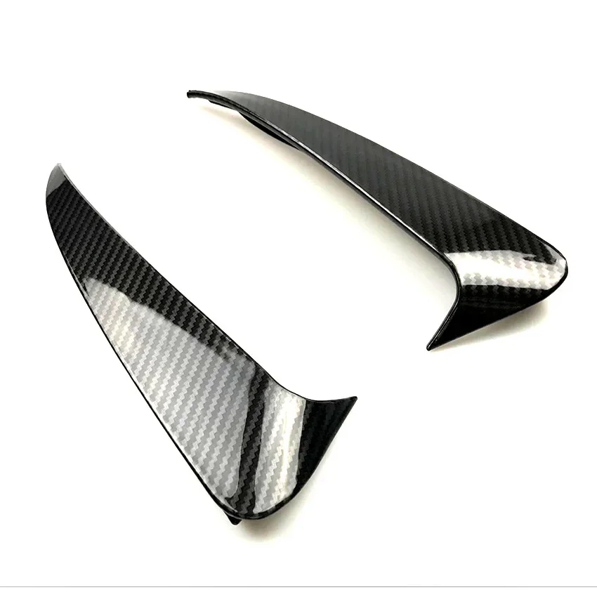 Car Rear Side Air Vent Canards Cover For Mercedes Benz C Coupe C205 C200 C260 C300 C43 C63 2015-2019 Bumper Splitter Spoiler