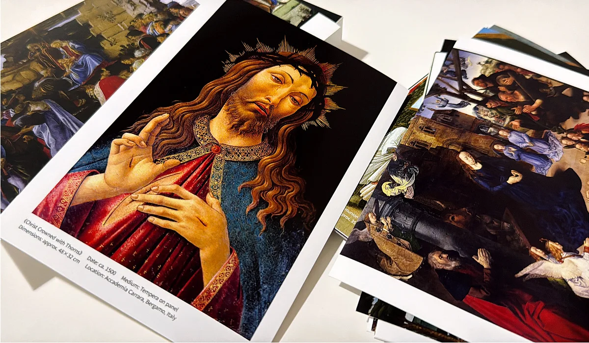 30Pcs Sandro Botticelli Art Postcards Vintage Oil Painting Cards For DIY Scrapbooking Journal Home Wall Decor Gift Stationery image 5