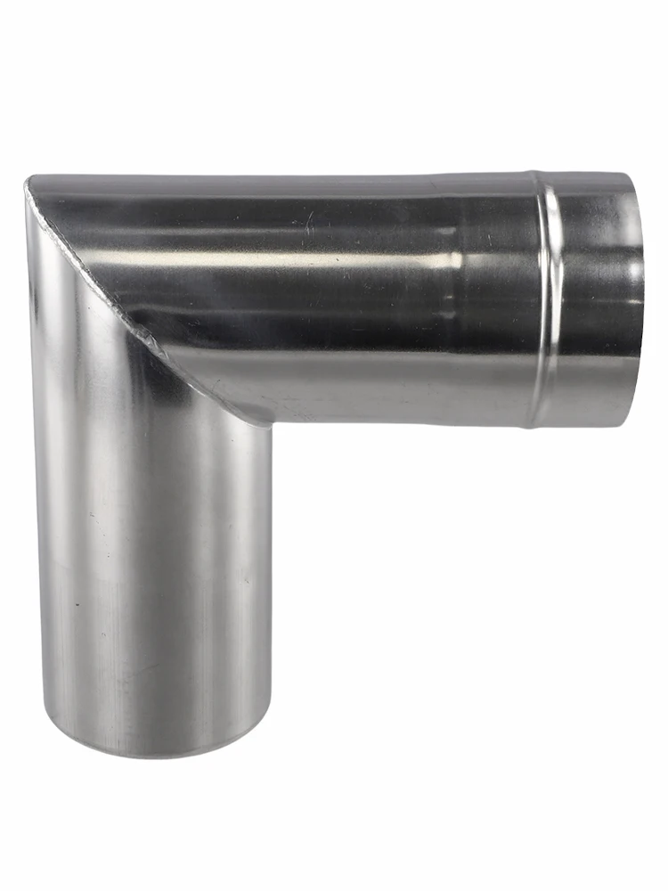 إعداد موقد الخشب 90 درجة قسم الأنابيب 90 درجة موقد الأنابيب قسم البقاء على قيد الحياة 304 الفولاذ المقاوم للصدأ تصميم خفيف الوزن