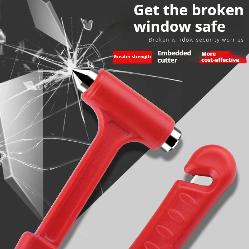 Multi Functional Car Safety Hammer Escape Hammer Car Window Breaker Artifact For Breaking Glass Car Mounted Fire Rescue Hammer