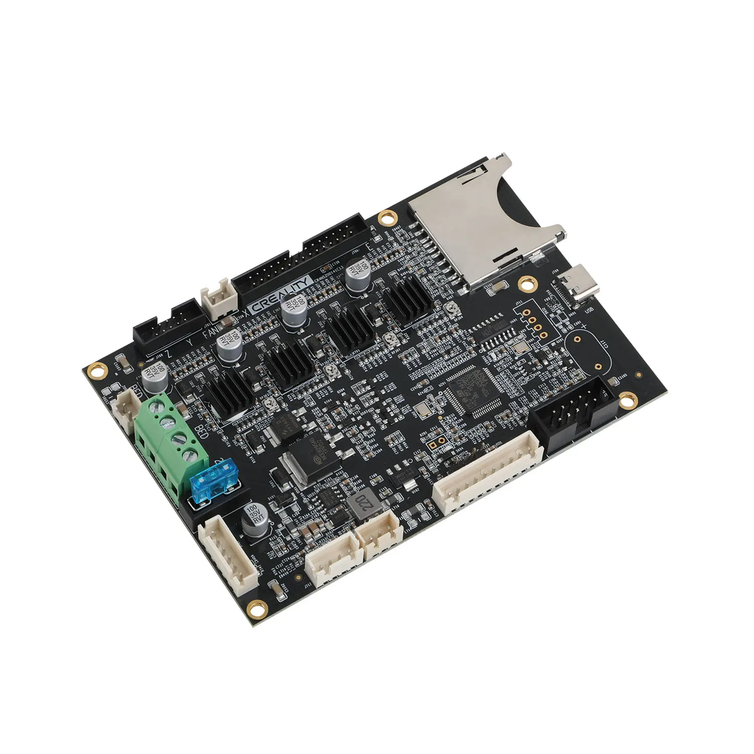 Imagem -03 - Kit Placa-mãe Silenciosa para Impressora 3d Ender5 s1 V1.3 32bit Tmc2208 Stm32f401ret6 Peças