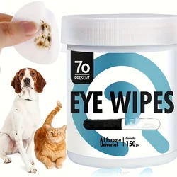 150 Count Clean Pet Eye & Ear Pet Wipes -Pre-Moistened Puppy Pads for Ear Cleaning -Cleansing Ear Wipe for Dogs