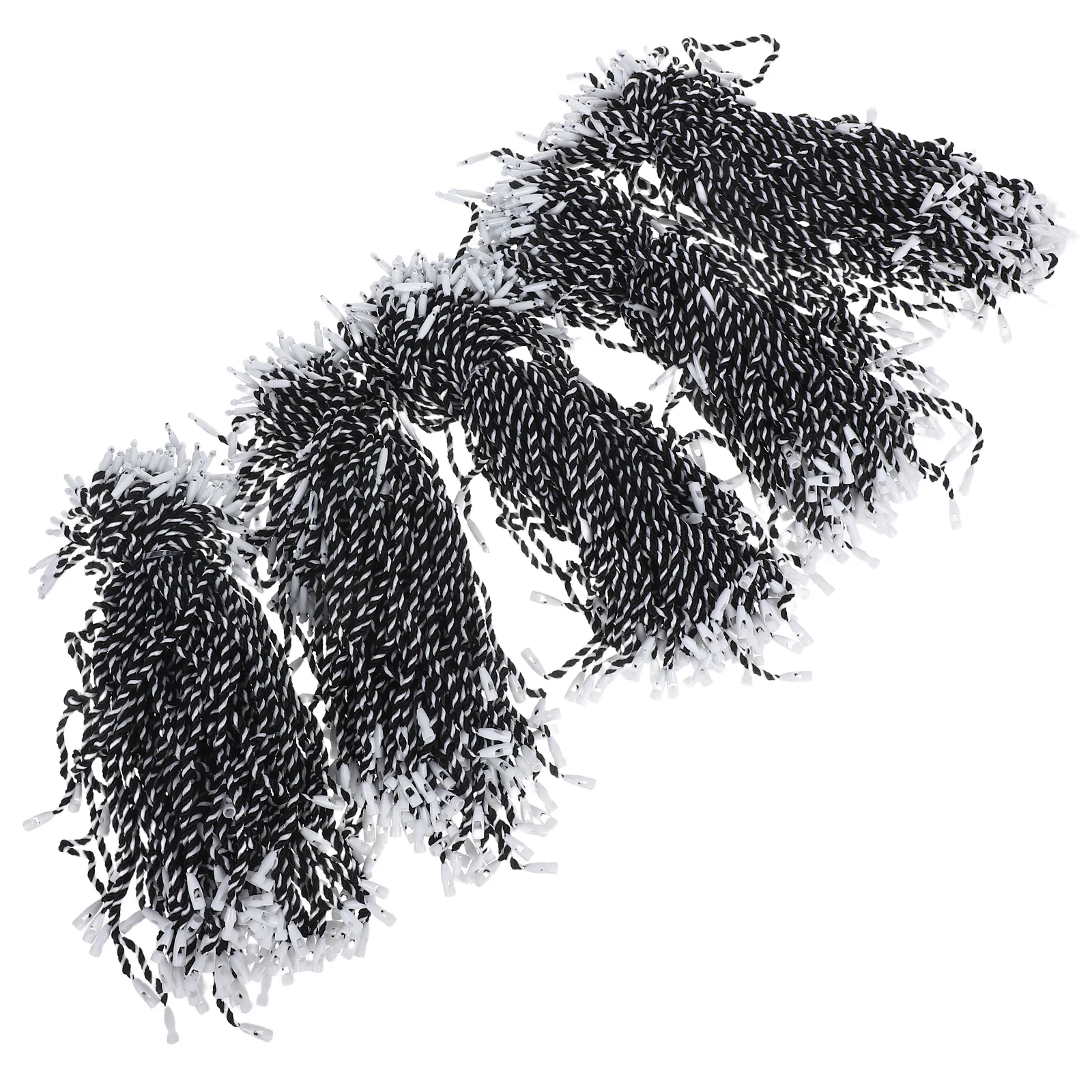 

500pcs Christmas Decoration Hooks Cotton Ropes Plastic Fasteners Heavy Duty Ornament Hangers For Wreaths Garlands Xmas Tree