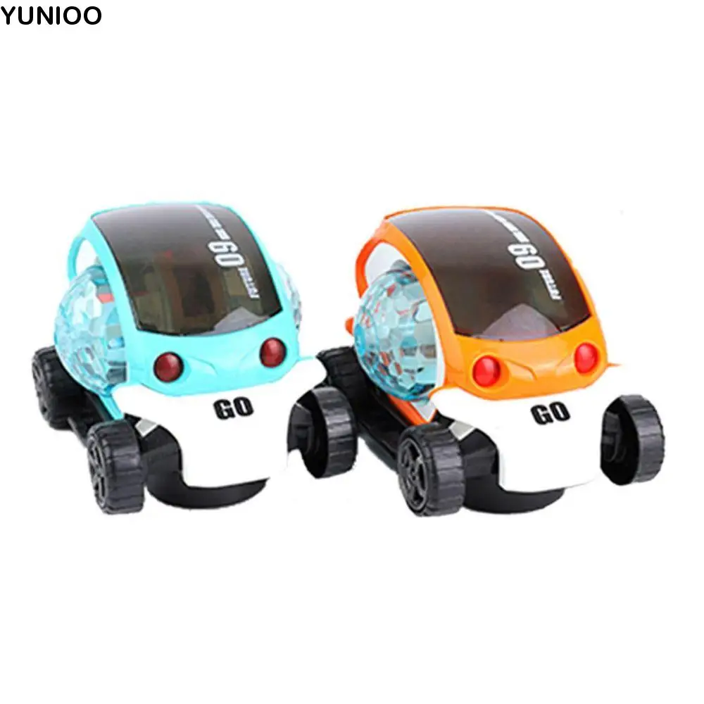 Luces de coche giratorias 3D especiales automáticas, música educativa, coche de juguete, vehículo eléctrico de dibujos animados brillante, juguetes para niños