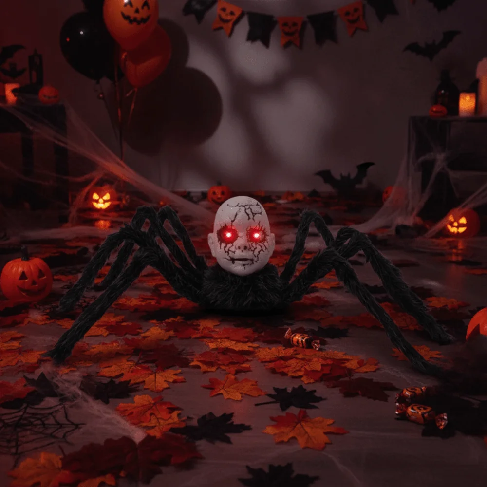 glowing-eye-halloween-electric-walking-spider-plush-leg-sound-activated-yard-spider-decorations-folding-large-size