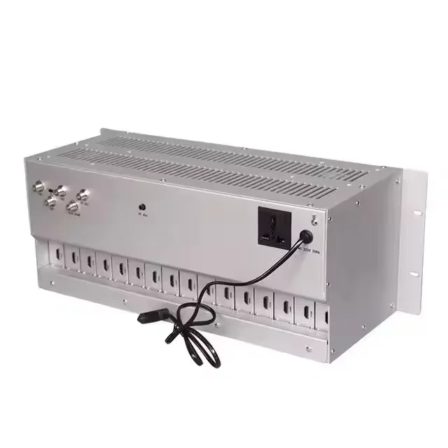 FCC معتمد 16 قناة RF المغير قابل للتعديل CatV Headend HDM1 ترميز الفيديو الرقمي H.264 UDP IP تصميم مشروع مجاني