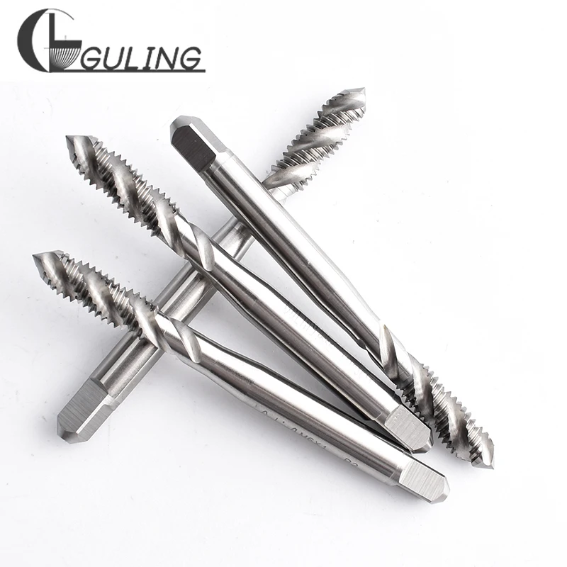 GULING HSSE-M35 JIS standar Spiral bergalur Tap M10 M11 M12 M13 M14 M15 M16 M18 M20 M22 mesin sekrup ulir halus keran