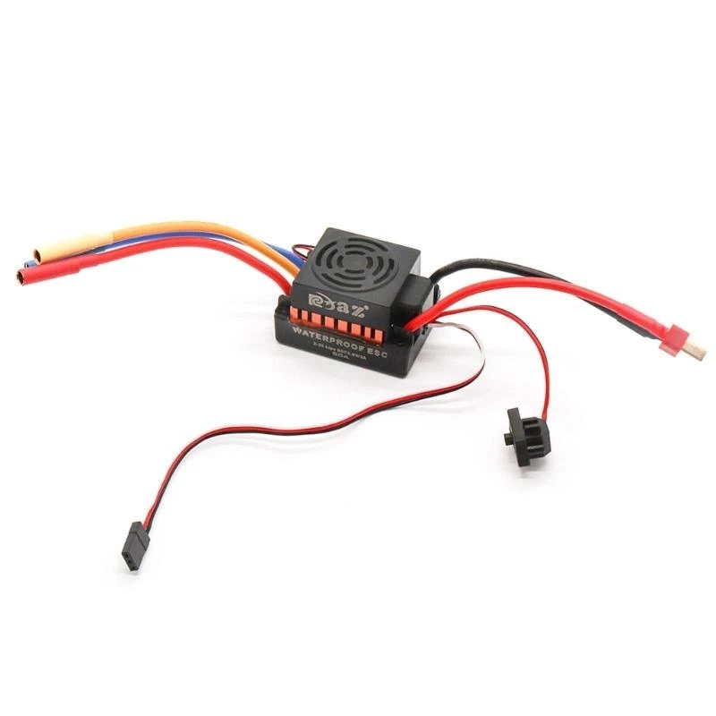 

Brushless ESC 1/10 60A ESC Waterproof Esc Brushless Brushless ESC Remote Control 15UB