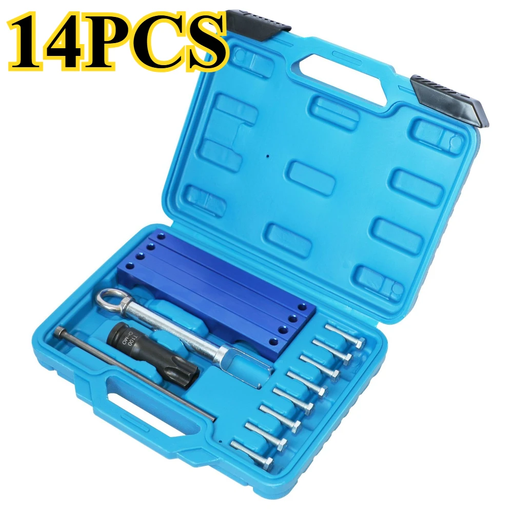 

Для Mercedes Benz M157/276/278 набор инструментов для синхронизации распределительного вала с съемником форсунки T100, инструменты для выравнивания для ремонта автомобилей