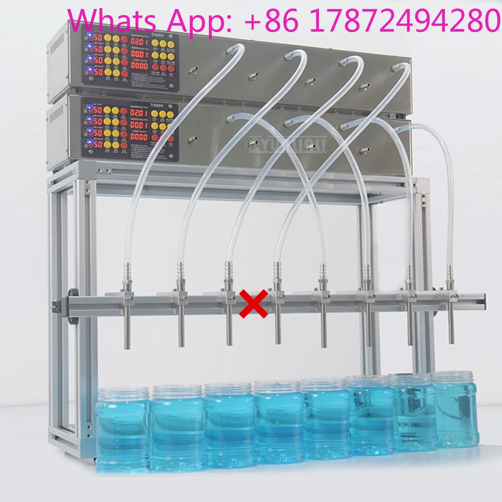 4-Head Liquid Filling Machine T400 without Bracket for Honey Filler Packaging Equipment Maquina Enchimento Liquido