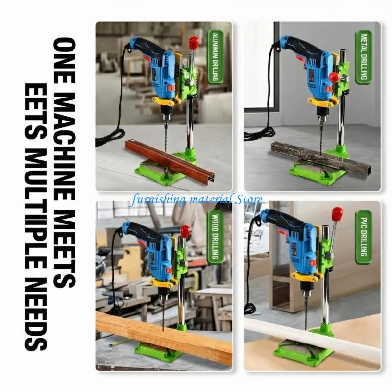 Y5GD Heavy Duty Drill Press Stand With Adjustable For Wood Metal Plastic Drilling