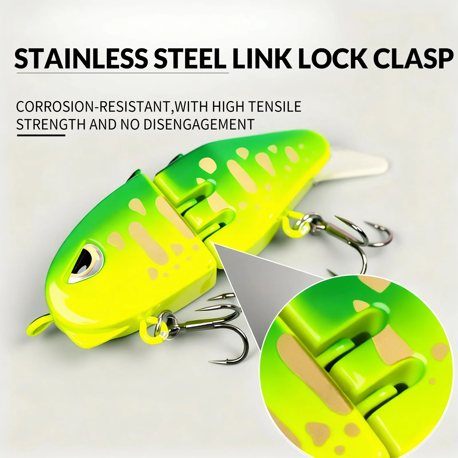 9KM Swimbait Angelköder VIB Langsam sinkender Wide S Motion Lure mit 3D-Augen Mini Glide Bait ABS-Material zum Barschforellenangeln – Detail 4