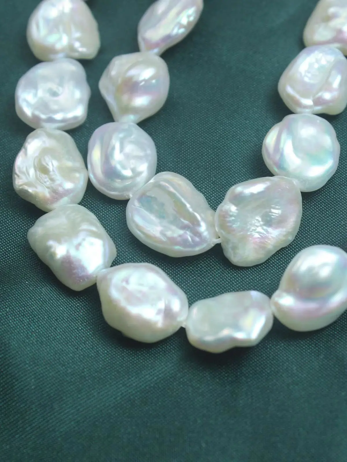 About 49pcs White Natural Freshwater Baroque Pearls, 3-4mm Irregular Loose Beads for Handmade Jewelry Craft