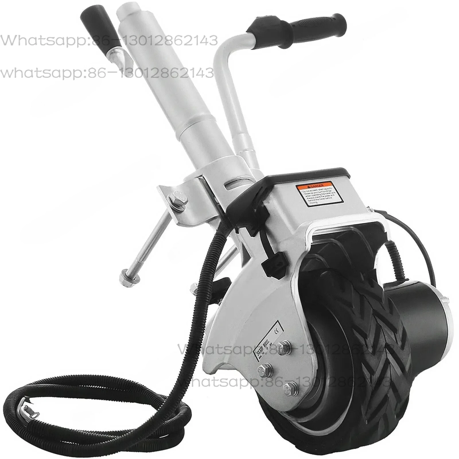 350W 12V Electric Motorised Jockey Wheel 2270KG Vehicle Load Caravan Boat Wheel Dolly Utility Trailer Car SUV Power Mover
