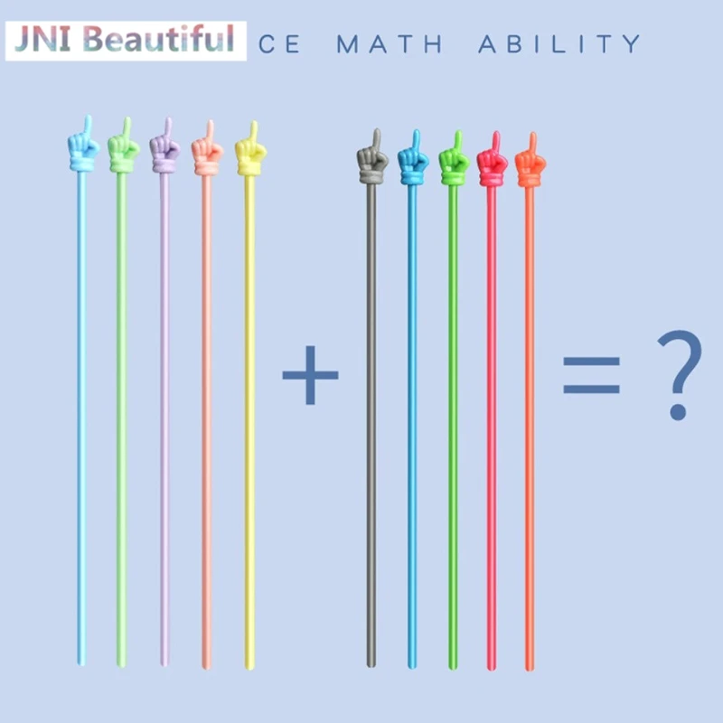 10Pcs Teaching Pointer Finger Reading Stick Point Picture Book Teaching Educational Toys Preschool Stick Teaching Tool