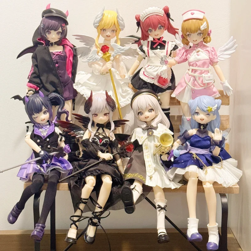 

Neo Eden Mjd Doll Blind Box Light Nightmare Twin Series Movable Joint Doll Anime Figure Collectible Toy Kawaii Desktop DecorGift