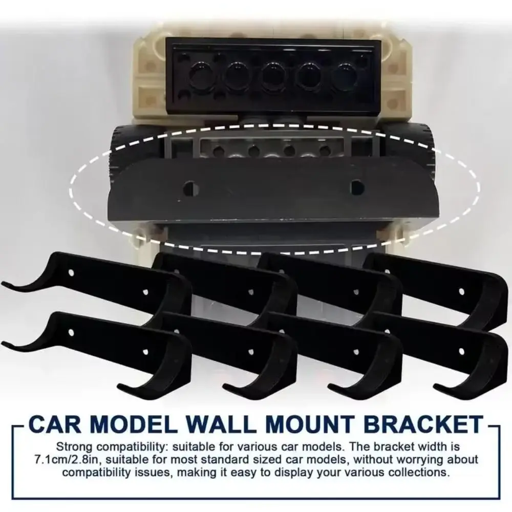 

1/4/8/12PCS Speed Champion Series Car Display Wall Mount Hang Firmly Save Space Vertical Model Car Stand Portable