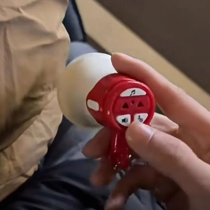 Altoparlante Musica Tromba Portachiavi Altoparlante Carillon Portachiavi musicale Ciondolo Registrazione Commemorare Altoparlanti portatili Giocattolo