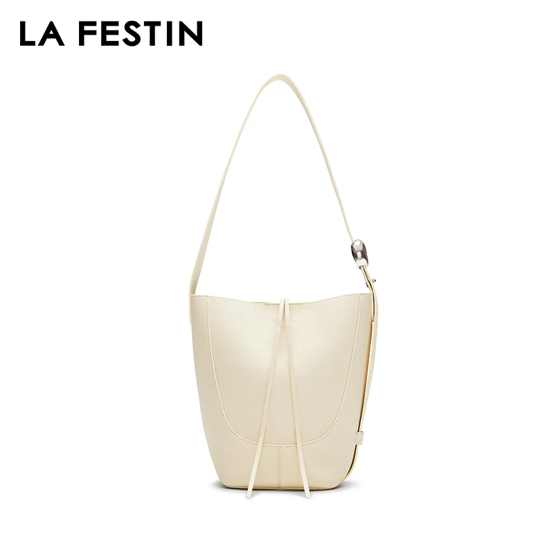 LA FESTIN Original Luxury Bag Woman Leather Bag Fashion Handbag Casual Large Capacity Shoulder Bags 2024 New Style Shopping Bag