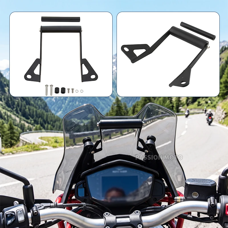 Motorcycle Multifunctional Cross Bar Holder Holder Navigation Plate Bracket For MOTO GUZZI V85TT V85 TT 2019-2024 Accessories