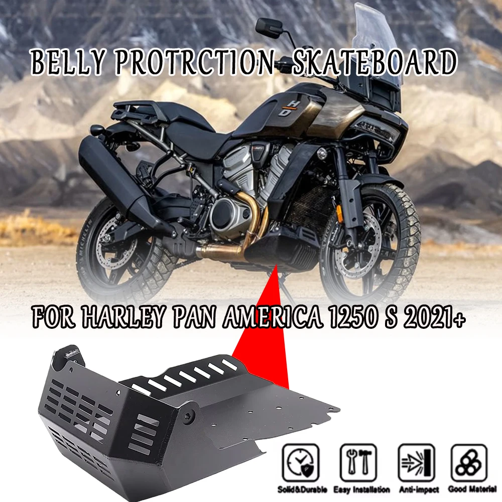 

Suitable for Harley Pan Am 1250 S PA1250 2021 2022 Aluminum Shield Skateboard - Protective Accessories