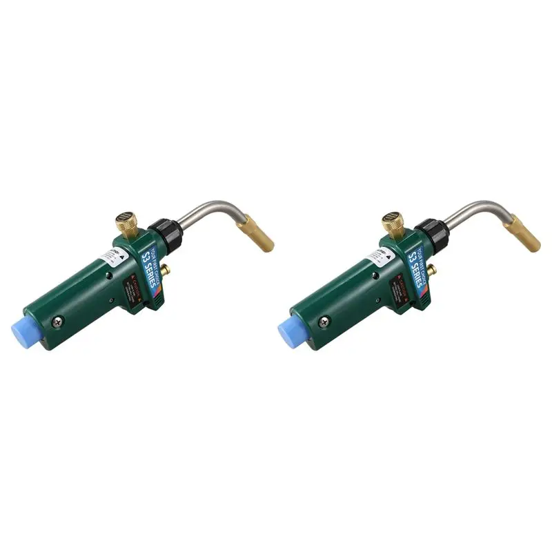 

BAAG-2X Braze Welding Torch Mapp Propane Gas Torch Self Ignition W Trigger Style Cga600 Heating Solder Burner