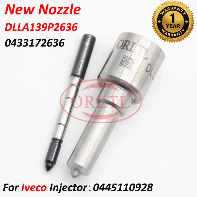 DLLA139P2636 Common Rail Fuel Injector NOzzle DLLA 139 P 2636 Spray DLLA 139P 2636 Use For IVECO Injector 0445110928