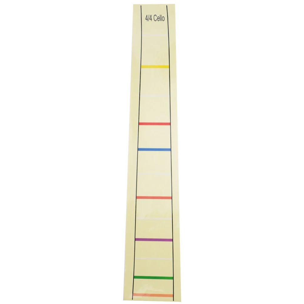 ملصق إصبع التشيلو أصفر مقاس 4/4 ملصق لوح الفريتس العملي للمبتدئين ملحقات أداة تعزيز المهارات المساعدة في التعلم