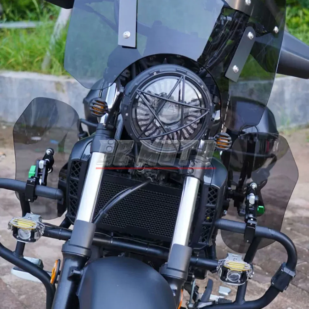 FOR VOGE CU525 Bumper Knee Protector Windshield Benda Universal Leg and Knee Mudguard
